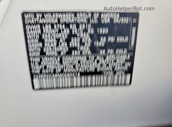 1V2ER2CA8MC580418 2021 VOLKSWAGEN ATLAS White 