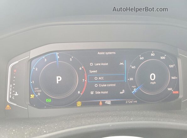 1V2FE2CA1PC223943 2023 VOLKSWAGEN ATLAS Black Vista del cuadro de instrumentos