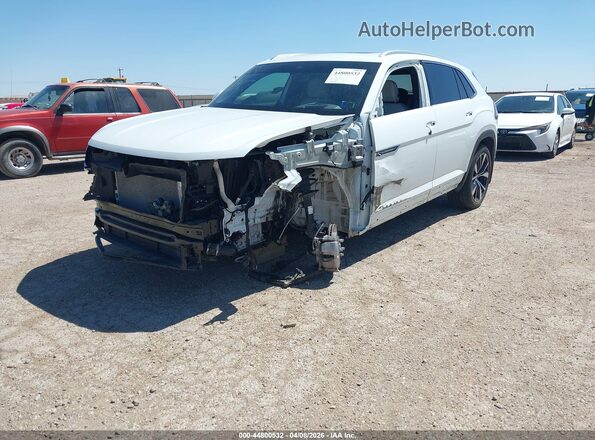 1V2FE2CA5RC216724 2024 VOLKSWAGEN ATLAS White წინა მარცხენა ხედი სამი მეოთხედიდან