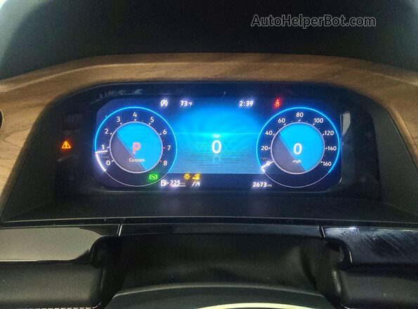 1V2HN2CA8TC529430 2026 VOLKSWAGEN ATLAS Blue Instrument cluster view