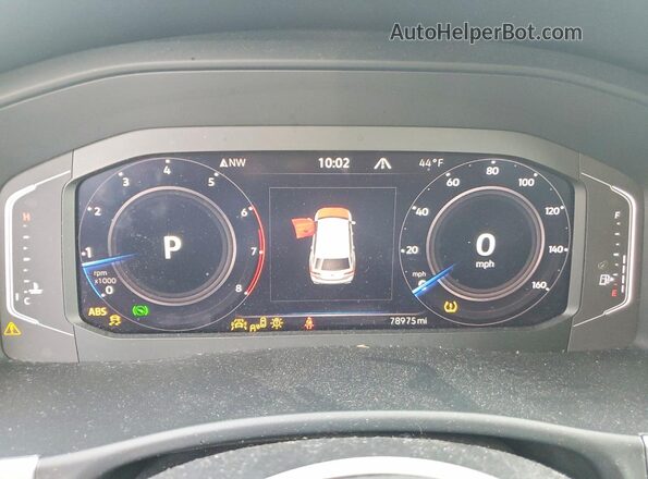 1V2HP2CA6PC539616 2023 VOLKSWAGEN ATLAS Black Вид щитка приладів