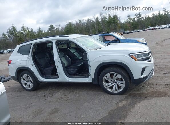 1V2HR2CA4MC569381 2021 VOLKSWAGEN ATLAS White Widok wnętrza 360 stopni