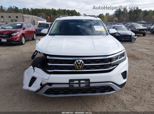 1V2HR2CA7PC557181 2023 VOLKSWAGEN ATLAS White Instrument cluster view