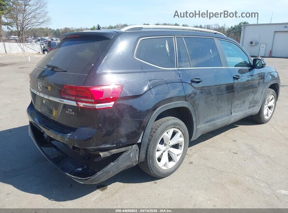 1V2LR2CA1KC517357 2019 VOLKSWAGEN ATLAS Black Задня права чверть