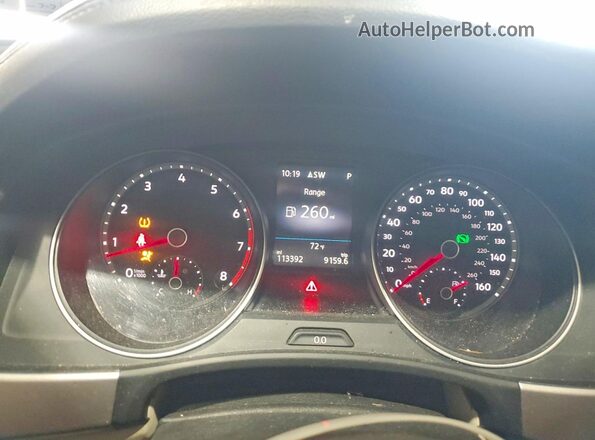 1V2PR2CA3JC524519 2018 VOLKSWAGEN ATLAS Белый Вид щитка приборов
