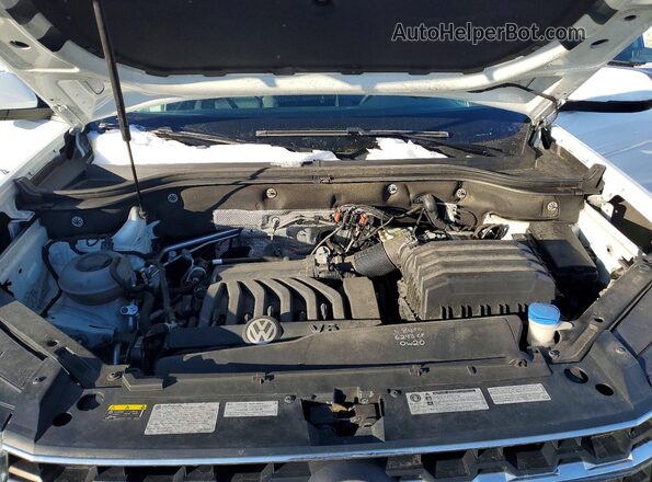 1V2RR2CA2JC561795 2018 VOLKSWAGEN ATLAS Белый Вид подкапотного пространства