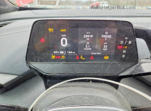 1V2WNPE80PC029671 2023 VOLKSWAGEN ID.4 Красный Вид щитка приборов