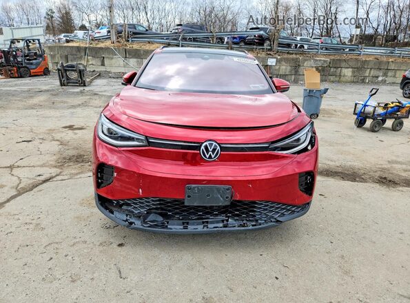 1V2WNPE80PC029671 2023 VOLKSWAGEN ID.4 Красный Вид спереди