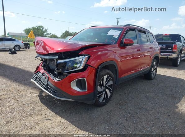 1V2WR2CA1SC542420 2025 VOLKSWAGEN ATLAS Red Przód lewy