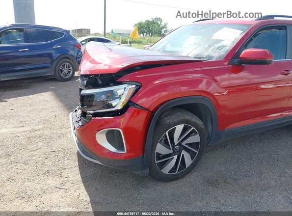 1V2WR2CA1SC542420 2025 VOLKSWAGEN ATLAS Red Widok z przodu