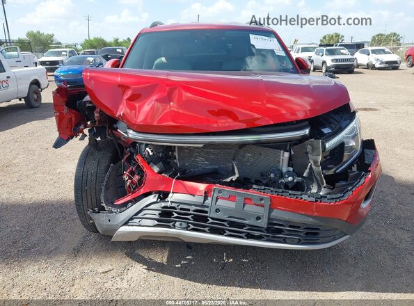 1V2WR2CA1SC542420 2025 VOLKSWAGEN ATLAS Red Widok zestawu wskaźników