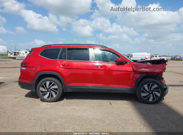 1V2WR2CA1SC542420 2025 VOLKSWAGEN ATLAS Red Widok wnętrza z tyłu