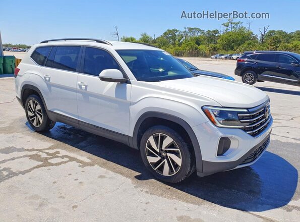 1V2WR2CA2RC533834 2024 VOLKSWAGEN ATLAS White Przód prawy