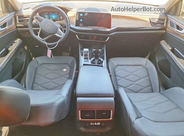 1V2WR2CA2RC533834 2024 VOLKSWAGEN ATLAS White Widok deski rozdzielczej