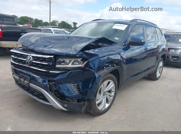 1V2WR2CA3MC554278 2021 VOLKSWAGEN ATLAS Dark Blue 