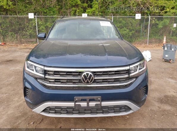 1V2WR2CA7MC578602 2021 VOLKSWAGEN ATLAS Blue Սալոնի հետևի տեսք
