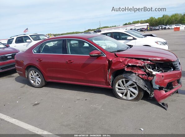 1VWBA7A34JC025004 2018 VOLKSWAGEN PASSAT Red Widok wnętrza z tyłu