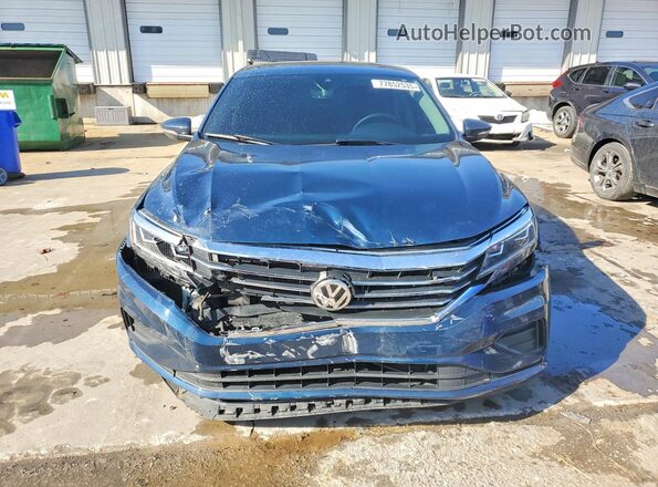 1VWSA7A33MC010983 2021 VOLKSWAGEN PASSAT Синий Вид спереди