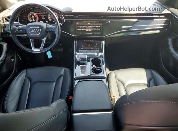 WA1EVBF12ND021879 2022 AUDI Q8 Black ხელსაწყოთა პანელის ხედი
