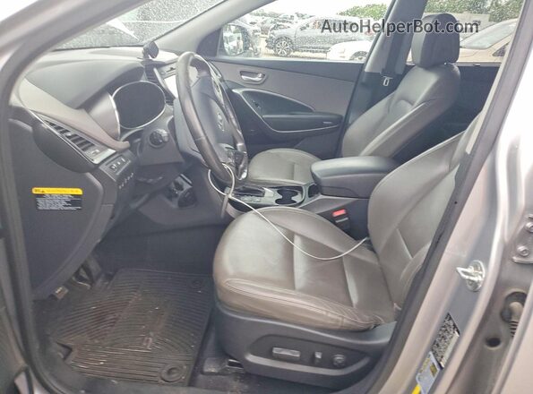 KM8SRDHF5GU158640 2016 HYUNDAI SANTA FE Silver Widok wnętrza z przodu
