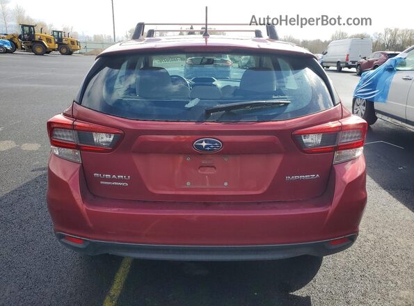 4S3GTAB63N3708665 2022 SUBARU IMPREZA Red Vista interior delantera