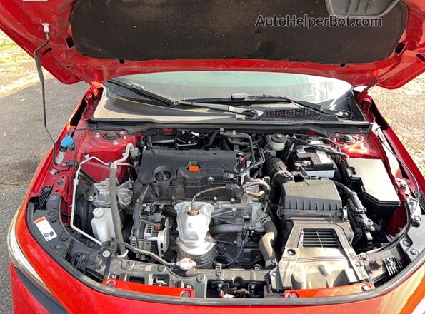 2HGFE2F55NH521004 2022 HONDA CIVIC Красный Вид панели приборов