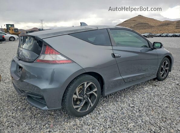 JHMZF1D43GS001410 2016 HONDA CR-Z Серый Передняя правая четверть