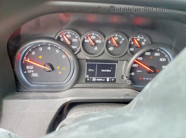 3GCPDBEK9NG541379 2022 CHEVROLET SILVERADO Синий Вид щитка приборов