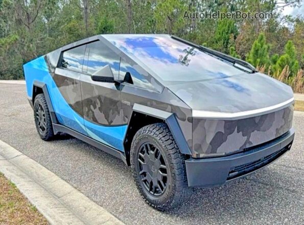 7G2CEHED6RA005124 2024 TESLA CYBERTRUCK Gray Trasero izquierdo