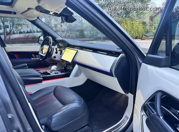 SALK1BE74PA043941 2023 LAND ROVER RANGE Gray Widok wnętrza z przodu