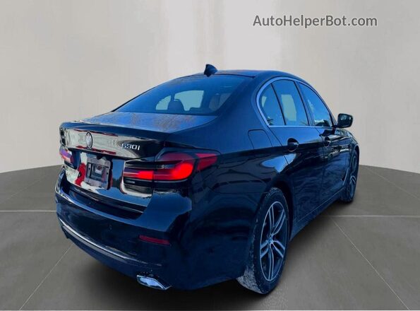 WBA13BJ05MWW91614 2021 BMW 5 SERIES Black Front right