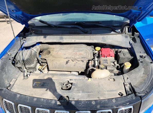 3C4NJDCB6LT138902 2020 JEEP COMPASS Blue VIN կոդի պիտակի տեսք