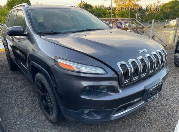 1C4PJLCB4HW508135 2017 JEEP CHEROKEE Gray Tył lewy
