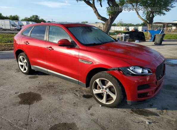 SADCJ2GXXJA235529 2018 JAGUAR F-PACE Red 