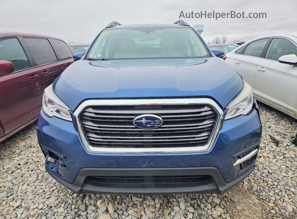 4S4WMAJD1K3458522 2019 SUBARU ASCENT Синий Вид сзади
