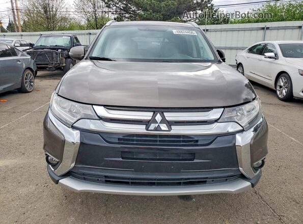 JA4AZ3A30HZ049351 2017 MITSUBISHI OUTLANDER Brown 
