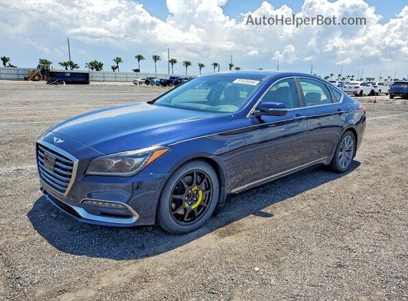 KMHGN4JE2JU269964 2018 GENESIS G80 Blue 