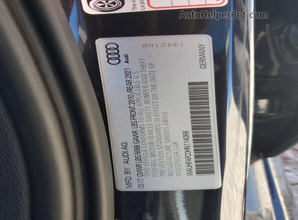 WAUHFAFC0HN114066 2017 AUDI S6 Charcoal 