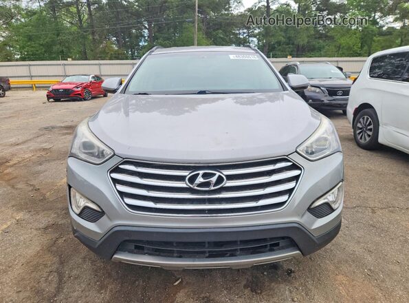 KM8SM4HF9GU145923 2016 HYUNDAI SANTA FE Серый Вид сзади