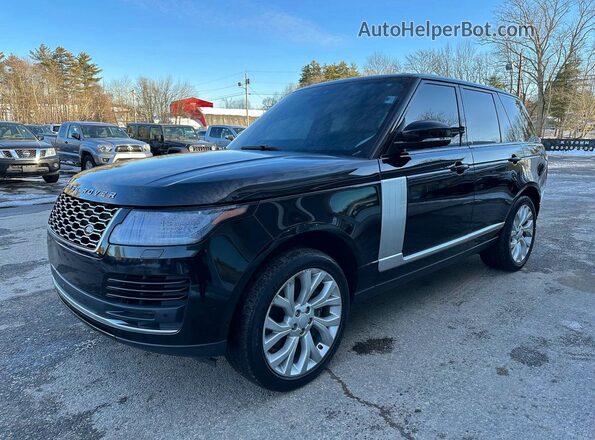 SALGS2SV7KA516858 2019 LAND ROVER RANGE Black უკანა მარჯვენა