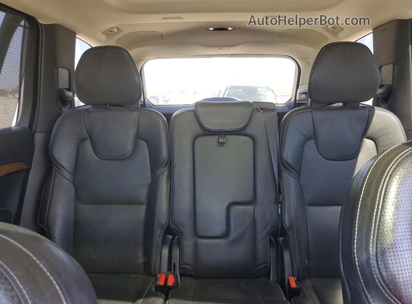 YV4BC0PL6G1034283 2016 VOLVO XC90 Black უკანა სალონის ხედი