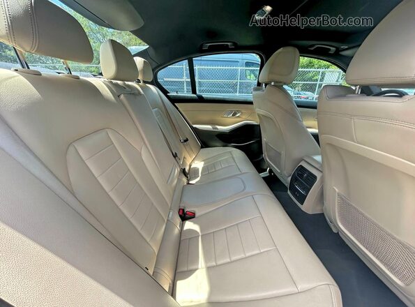 3MW5R7J02M8C01491 2021 BMW 3 SERIES White Vista trasera