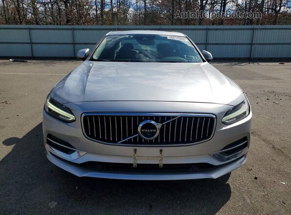YV1A22ML0H1011059 2017 VOLVO S90 Silver Vista trasera