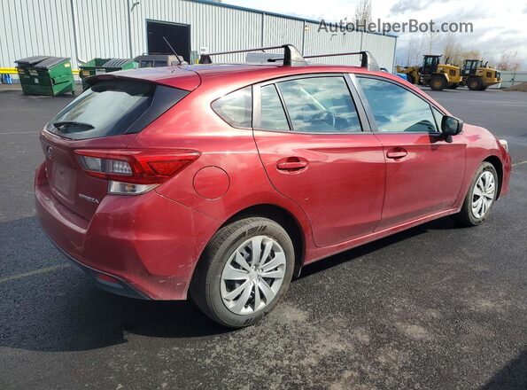 4S3GTAB63N3708665 2022 SUBARU IMPREZA Red Delantero derecho