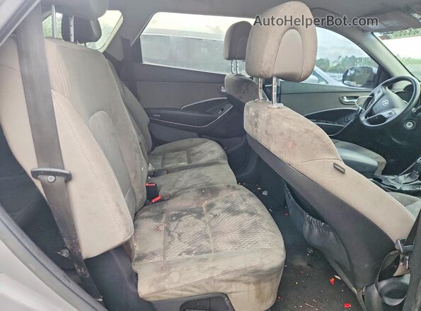 KM8SM4HF9GU145923 2016 HYUNDAI SANTA FE Серый Вид задней части салона