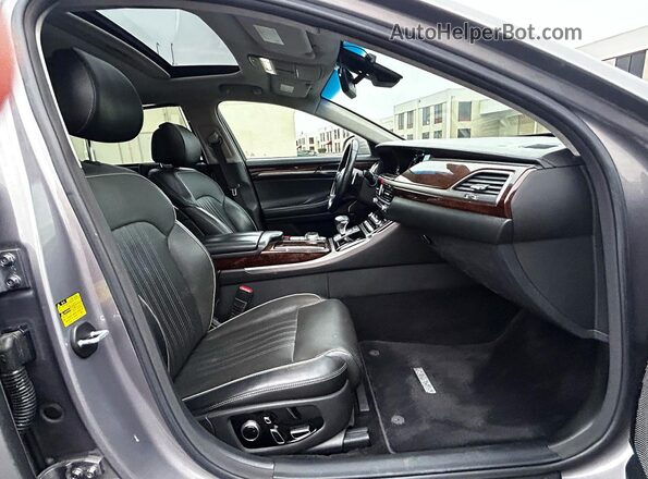 KMHG54JH8JU044264 2018 GENESIS G90 Gray უკანა ხედი