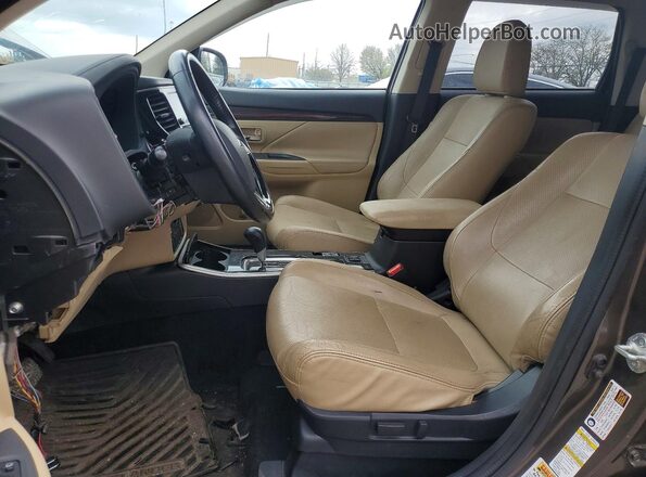 JA4AZ3A30HZ049351 2017 MITSUBISHI OUTLANDER Brown 