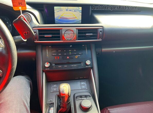 JTHBA1D20H5053494 2017 LEXUS IS Gray უკანა სალონის ხედი