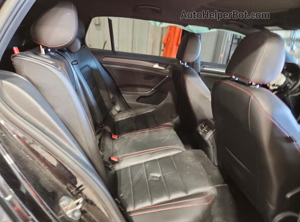 3VW6T7AU7MM000086 2021 VOLKSWAGEN GTI Black Вид задньої частини салону