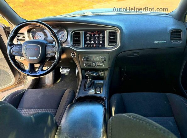 2C3CDXHG2MH575251 2021 DODGE CHARGER Black უკანა სავარძლების ხედი